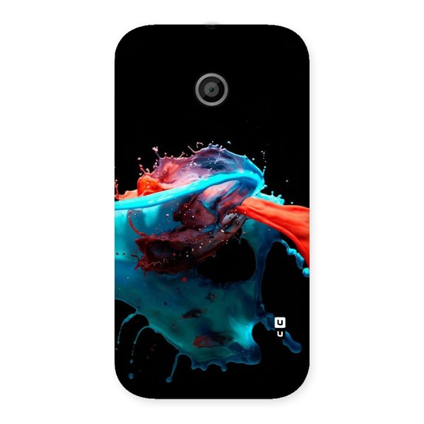 Colour War Back Case for Moto E