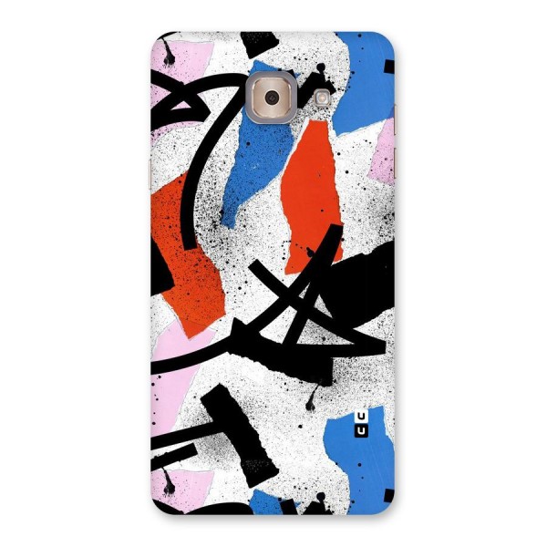 Coloured Abstract Art Back Case for Galaxy J7 Max