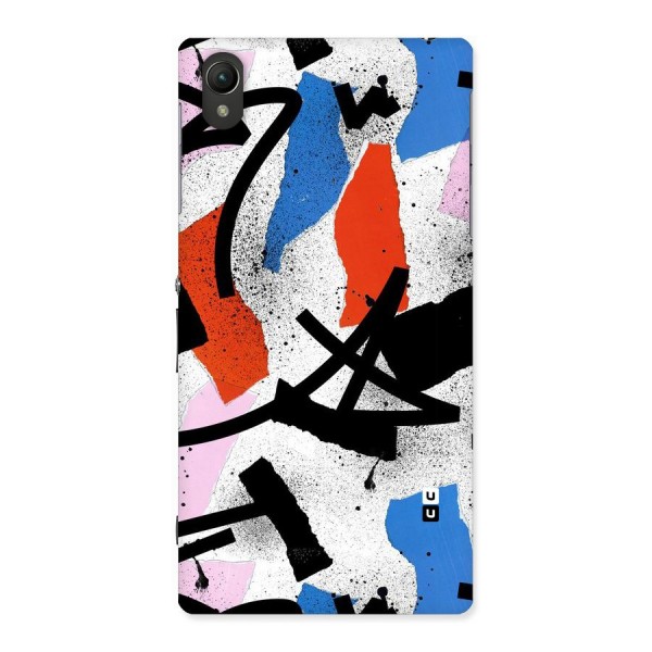 Coloured Abstract Art Back Case for Sony Xperia Z1