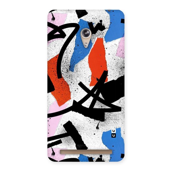 Coloured Abstract Art Back Case for Zenfone 6