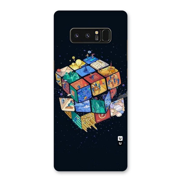 Coloured Rubic Back Case for Galaxy Note 8