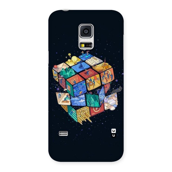 Coloured Rubic Back Case for Galaxy S5 Mini