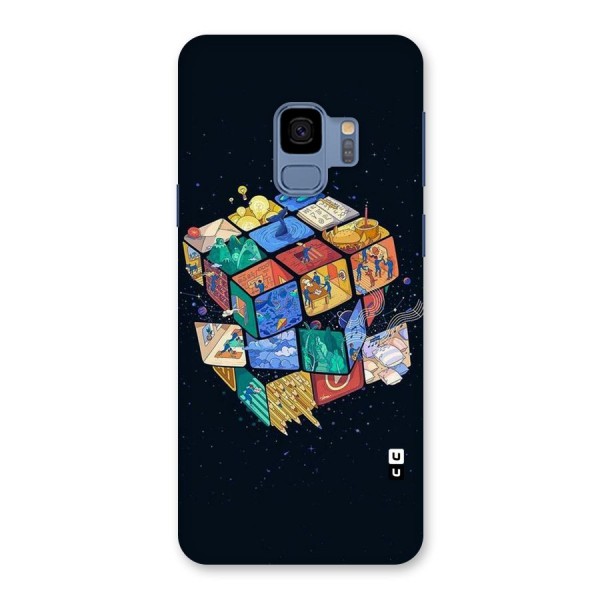 Coloured Rubic Back Case for Galaxy S9