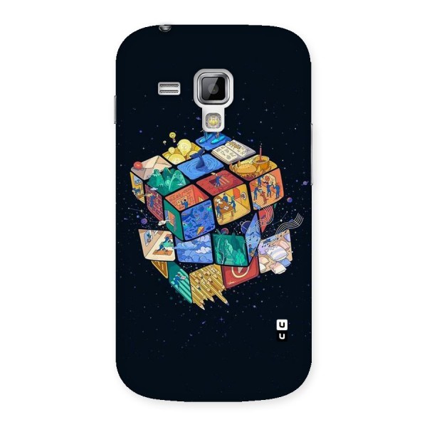 Coloured Rubic Back Case for Galaxy S Duos