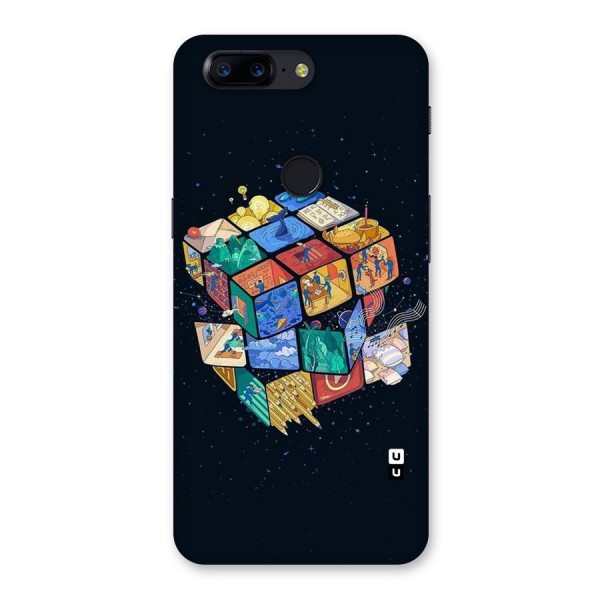 Coloured Rubic Back Case for OnePlus 5T