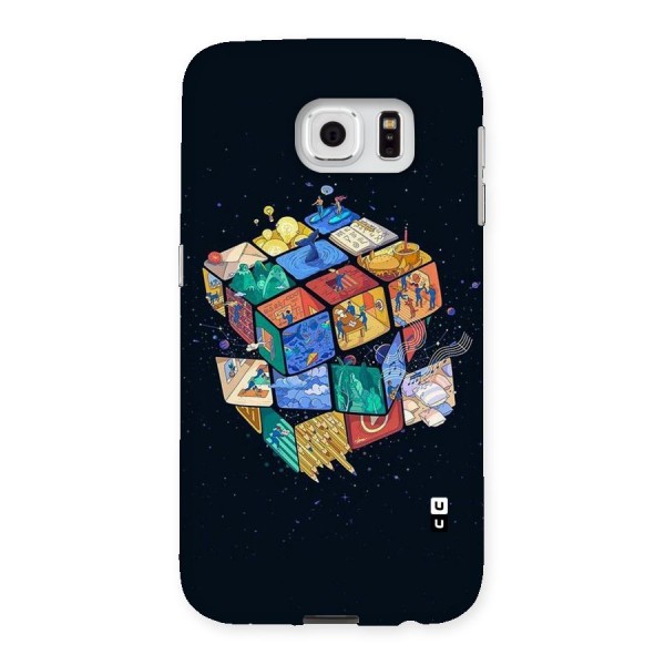 Coloured Rubic Back Case for Samsung Galaxy S6