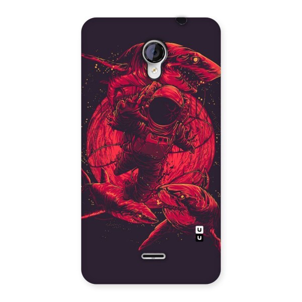 Coloured Spaceman Back Case for Micromax Unite 2 A106