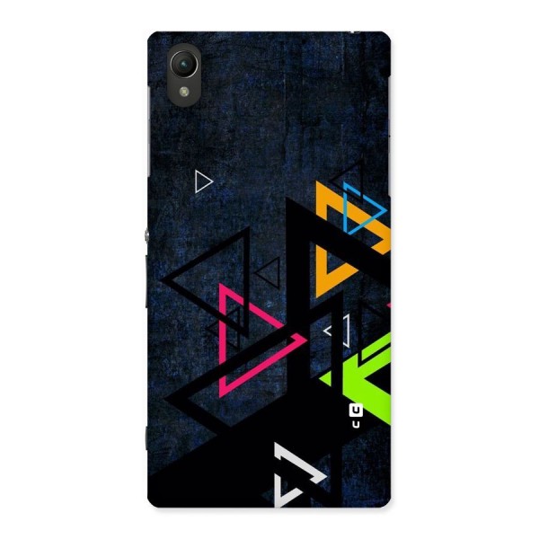 Coloured Triangles Back Case for Sony Xperia Z1