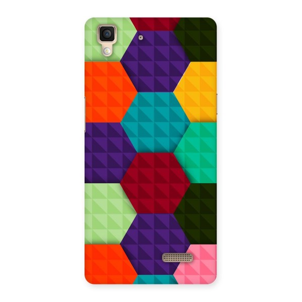 Colourful Abstract Back Case for Oppo R7