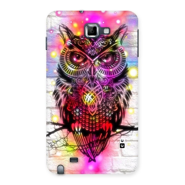 Colourful Owl Back Case for Galaxy Note