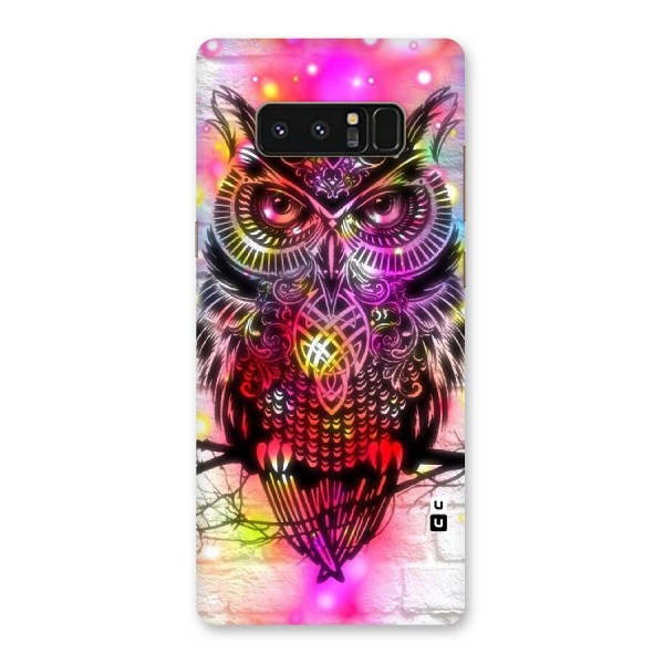 Colourful Owl Back Case for Galaxy Note 8