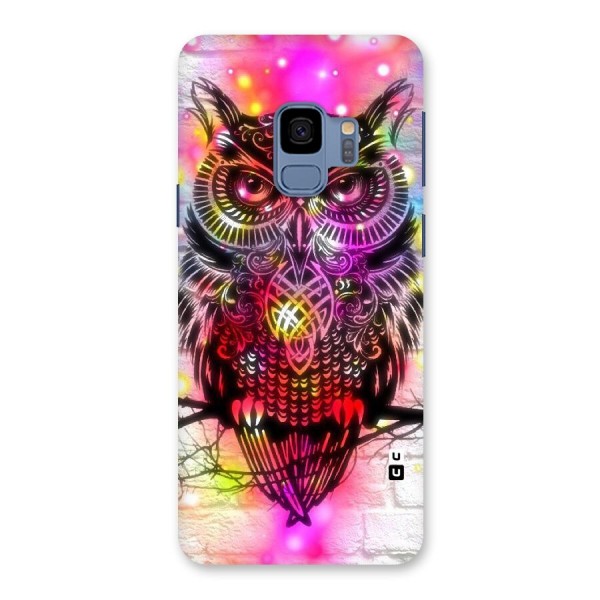 Colourful Owl Back Case for Galaxy S9