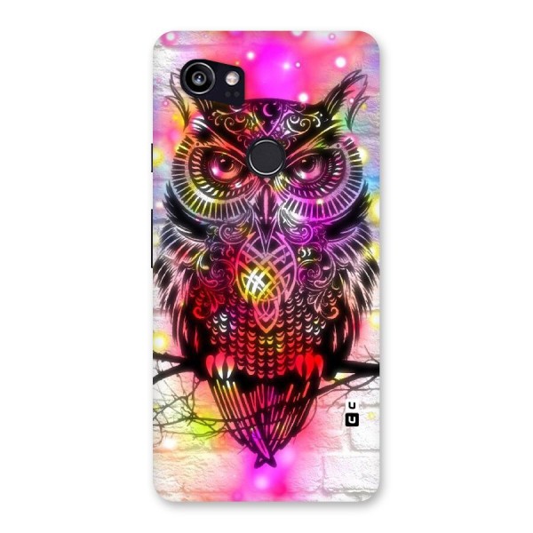 Colourful Owl Back Case for Google Pixel 2 XL