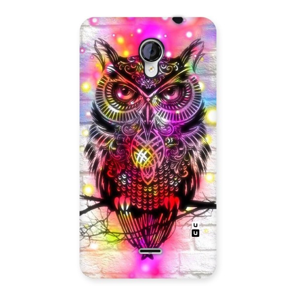 Colourful Owl Back Case for Micromax Unite 2 A106