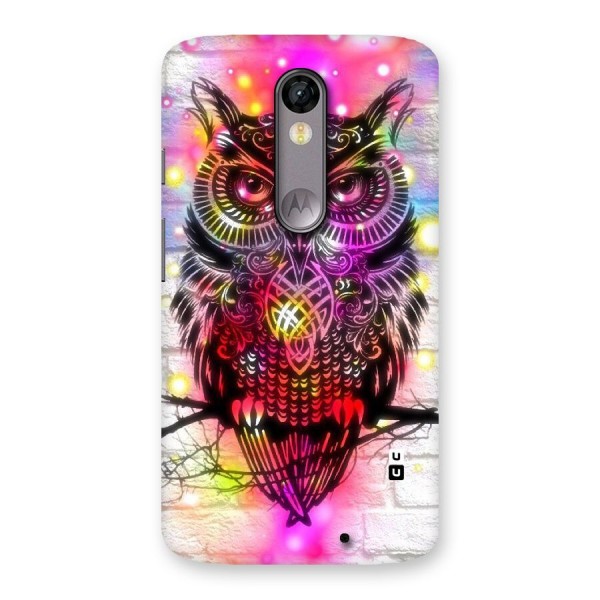 Colourful Owl Back Case for Moto X Force