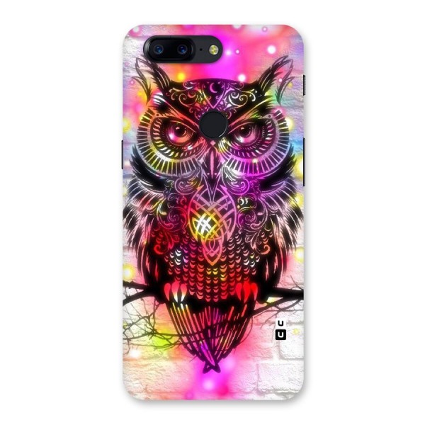 Colourful Owl Back Case for OnePlus 5T