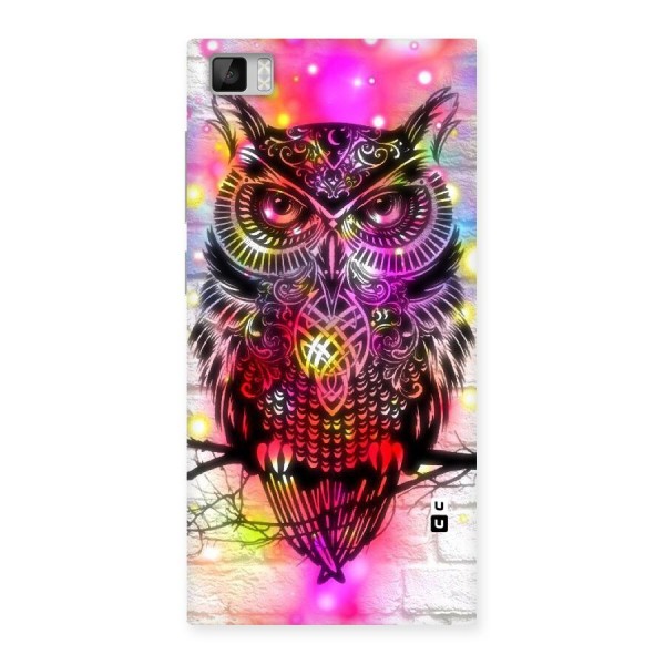 Colourful Owl Back Case for Xiaomi Mi3