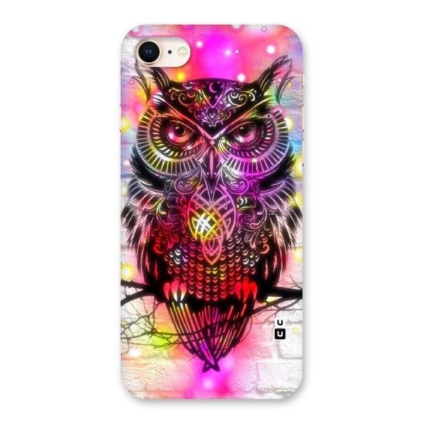 Colourful Owl Back Case for iPhone 8