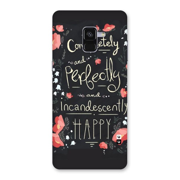 Completely Happy Back Case for Galaxy A8 Plus