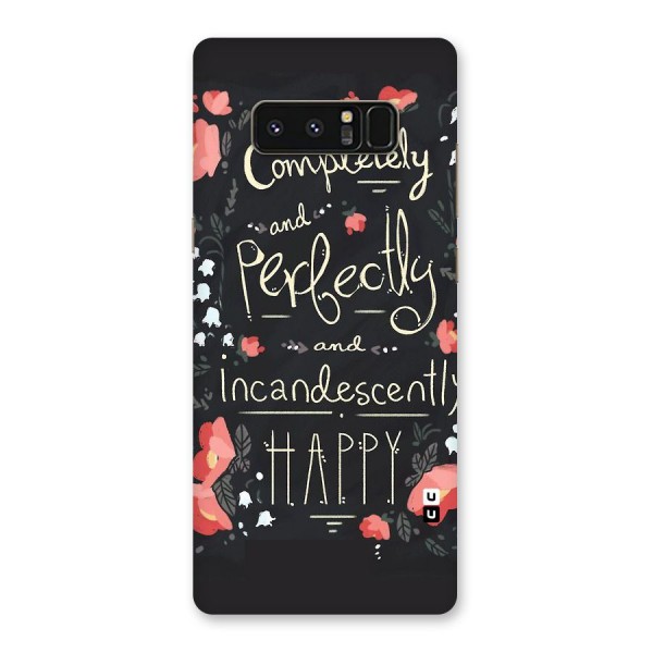 Completely Happy Back Case for Galaxy Note 8