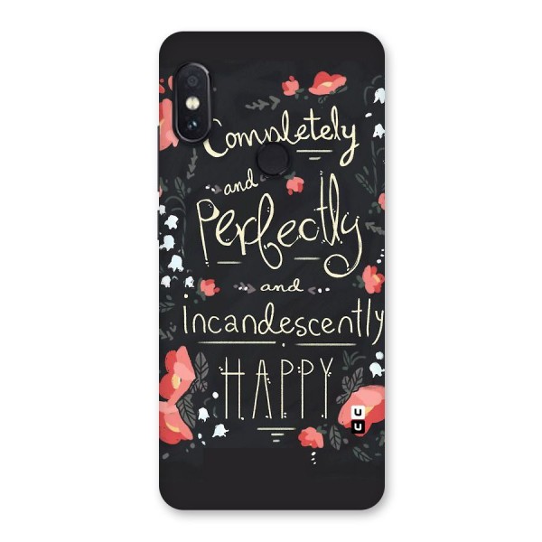 Completely Happy Back Case for Redmi Note 5 Pro