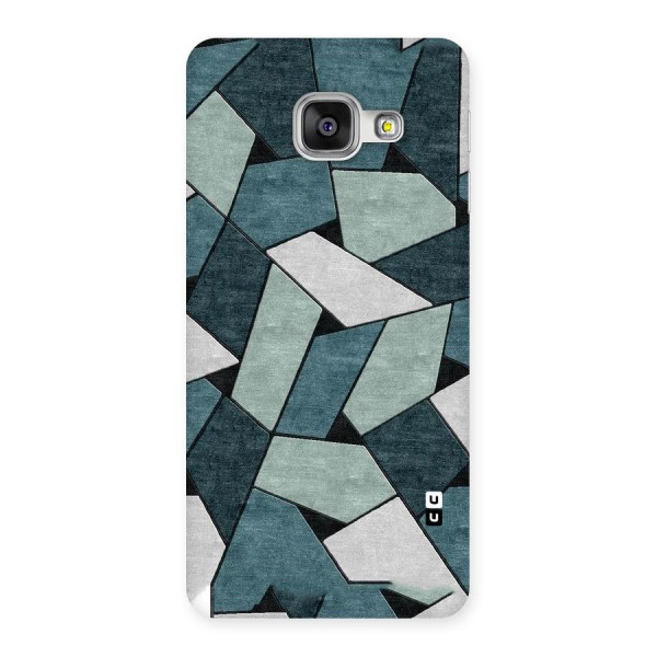 Concrete Green Abstract Back Case for Galaxy A3 2016