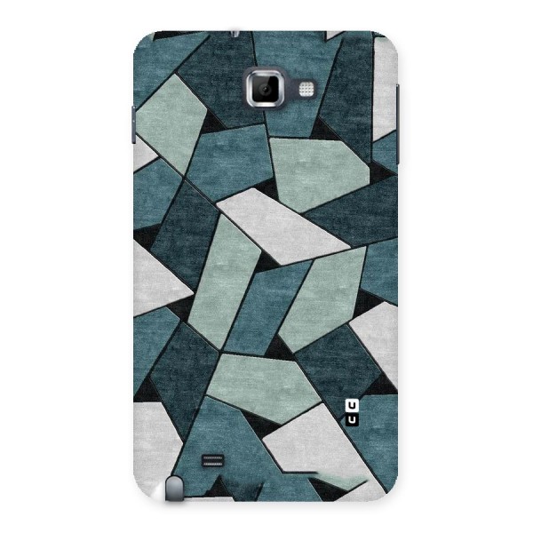 Concrete Green Abstract Back Case for Galaxy Note