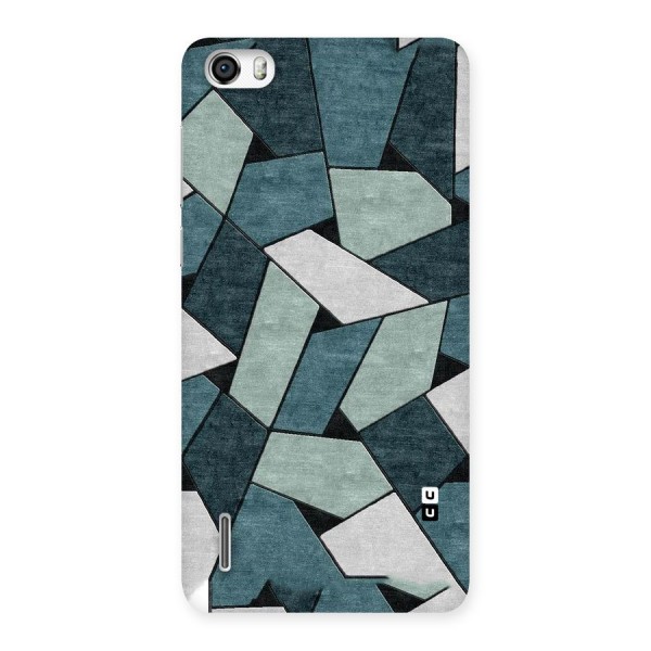 Concrete Green Abstract Back Case for Honor 6