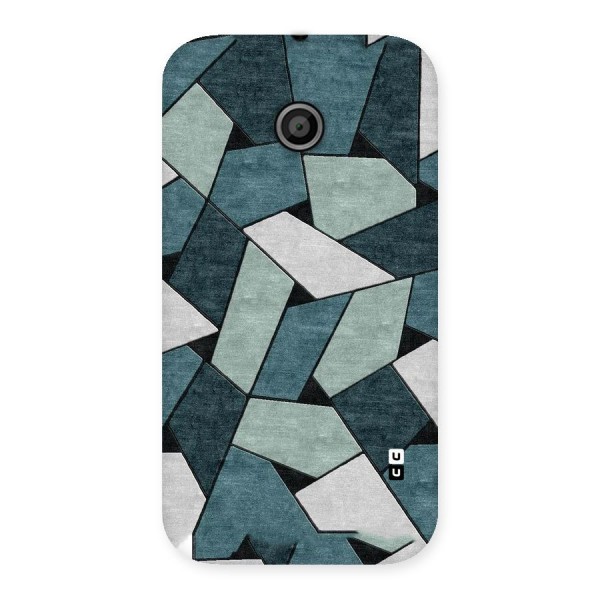 Concrete Green Abstract Back Case for Moto E