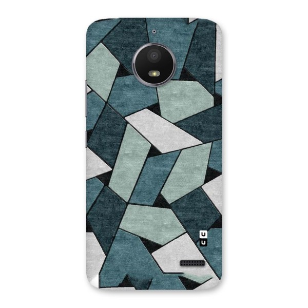 Concrete Green Abstract Back Case for Moto E4