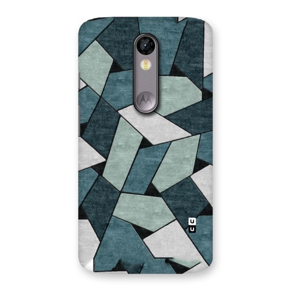 Concrete Green Abstract Back Case for Moto X Force