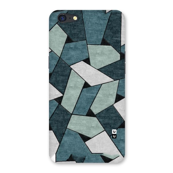 Concrete Green Abstract Back Case for Oppo A71