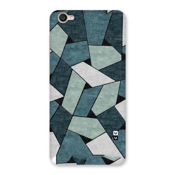 Concrete Green Abstract Back Case for Vivo Y55s