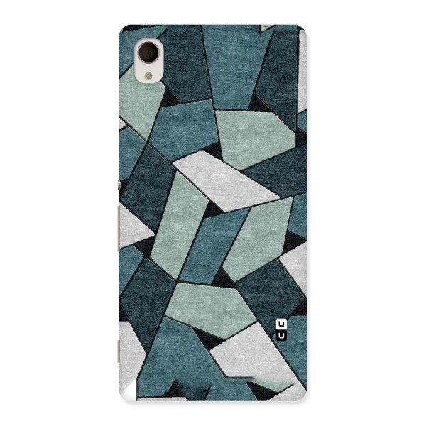 Concrete Green Abstract Back Case for Xperia M4 Aqua