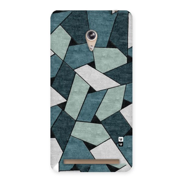 Concrete Green Abstract Back Case for Zenfone 6