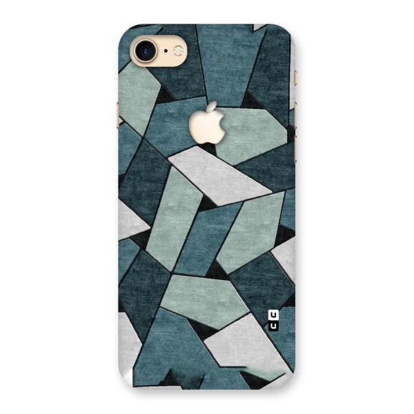 Concrete Green Abstract Back Case for iPhone 7 Apple Cut