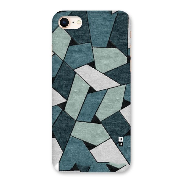 Concrete Green Abstract Back Case for iPhone 8