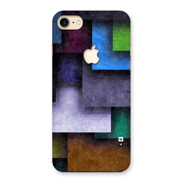 Concrete Squares Back Case for iPhone 7 Apple Cut