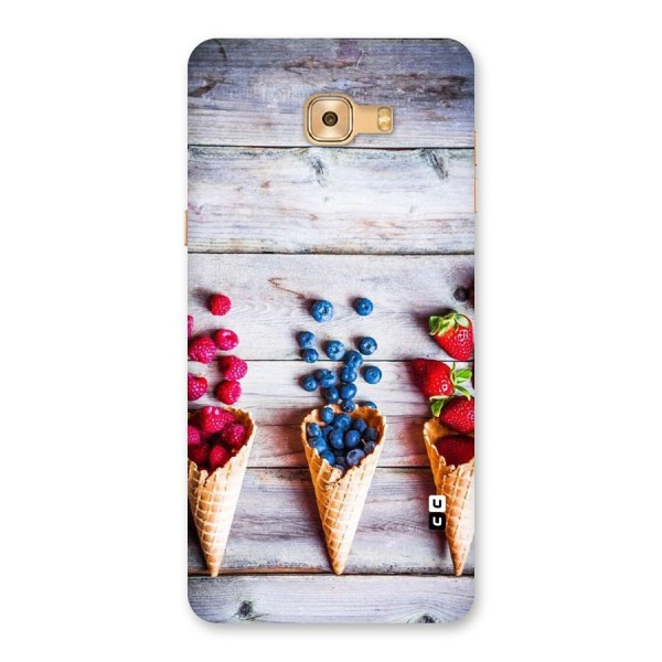 Cone Fruits Design Back Case for Galaxy C9 Pro