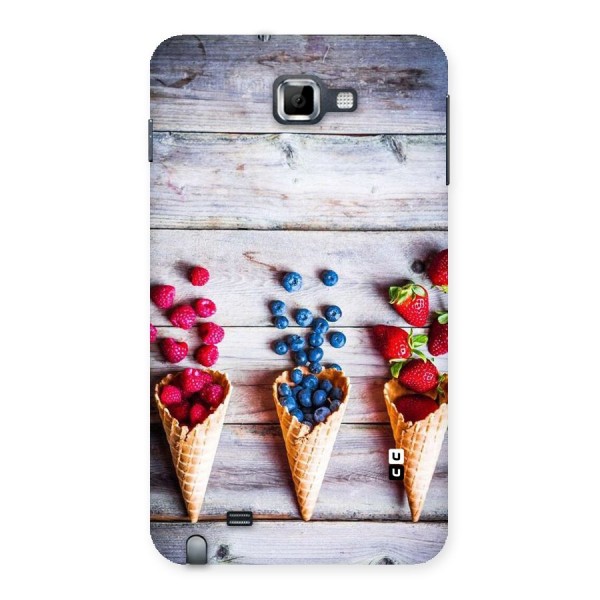 Cone Fruits Design Back Case for Galaxy Note