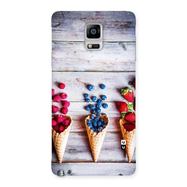 Cone Fruits Design Back Case for Galaxy Note 4