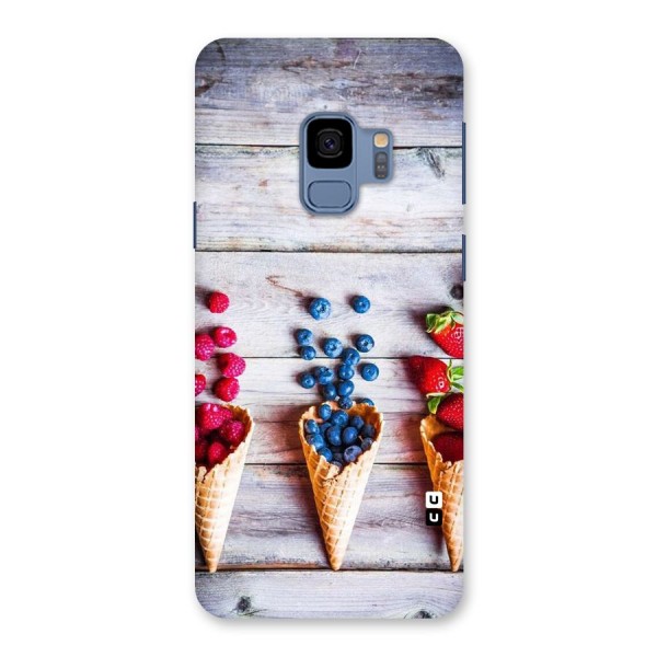 Cone Fruits Design Back Case for Galaxy S9