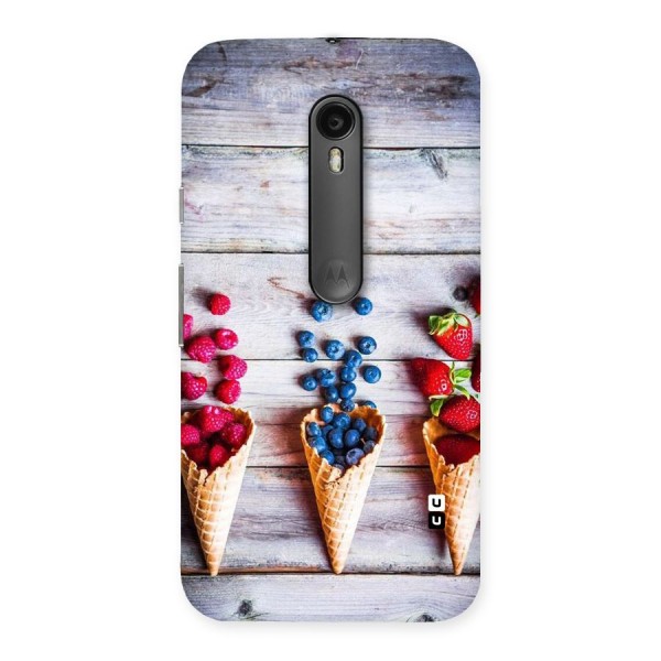 Cone Fruits Design Back Case for Moto G3