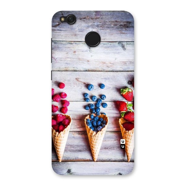 Cone Fruits Design Back Case for Redmi 4