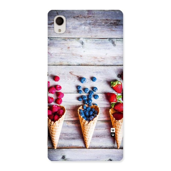 Cone Fruits Design Back Case for Sony Xperia M4