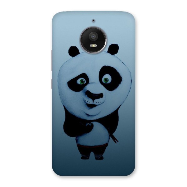 Confused Cute Panda Back Case for Moto E4 Plus