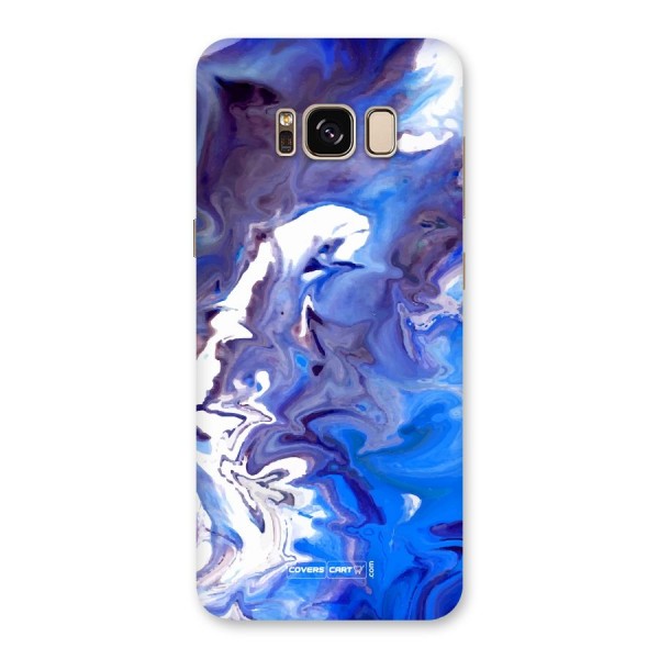 Cool Blue Marble Texture Back Case for Galaxy S8