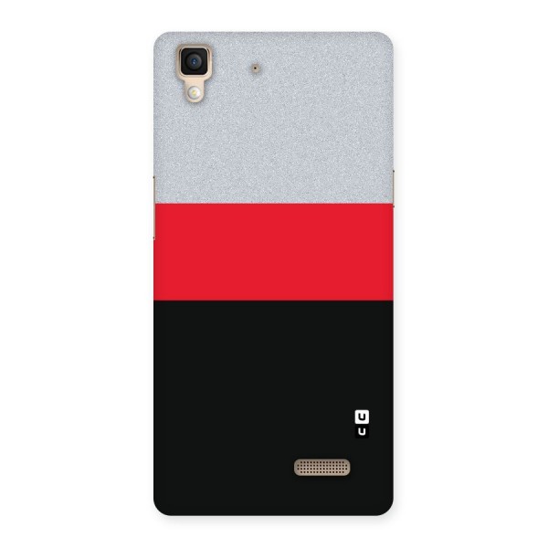 Cool Melange Stripe Back Case for Oppo R7