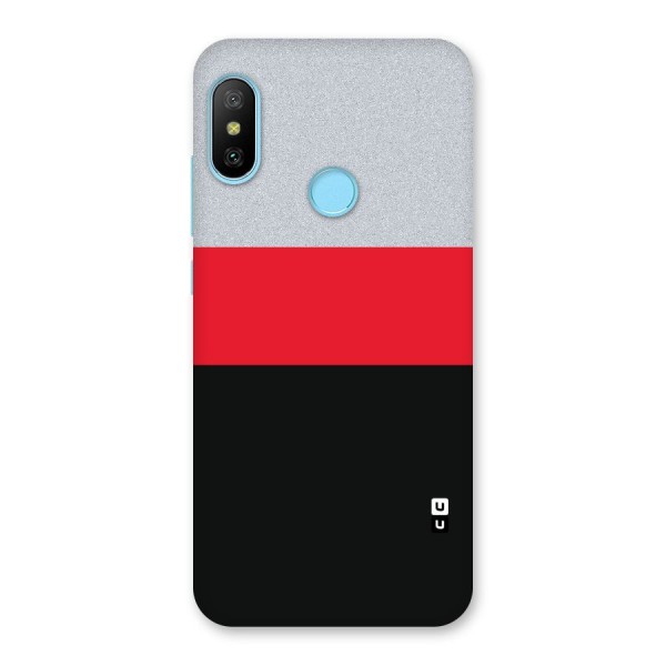 Cool Melange Stripe Back Case for Redmi 6 Pro