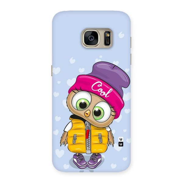 Cool Owl Back Case for Galaxy S7